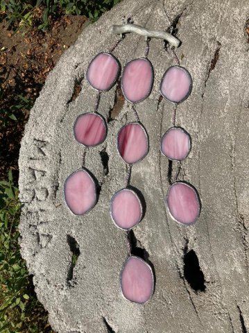 Skleněnka - dekorace ze skla, zvonkohra (marha-art.cz)